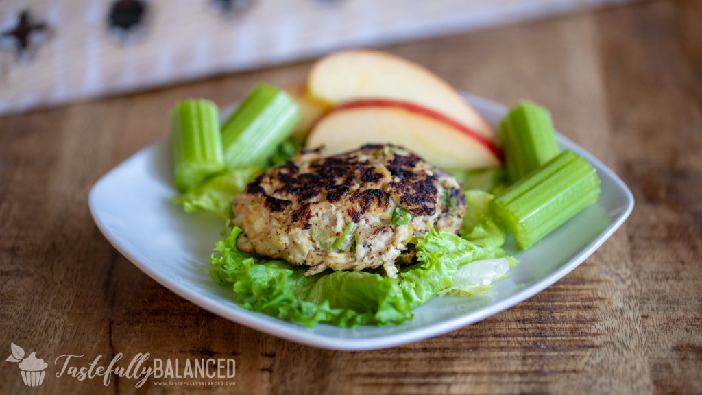 Chicken Salad Patty Lettuce Wrap