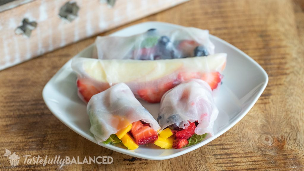 Fresh Summer Fruit Rolls